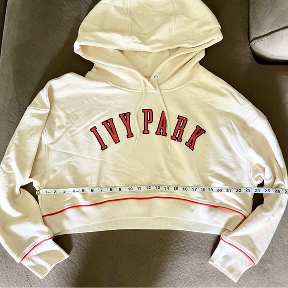 Ivy Park Cropped Hoodie Size Large - Picture 6 of 8